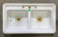 Used RV Double Kitchen Sink 33” W x 19” L - Young Farts RV Parts