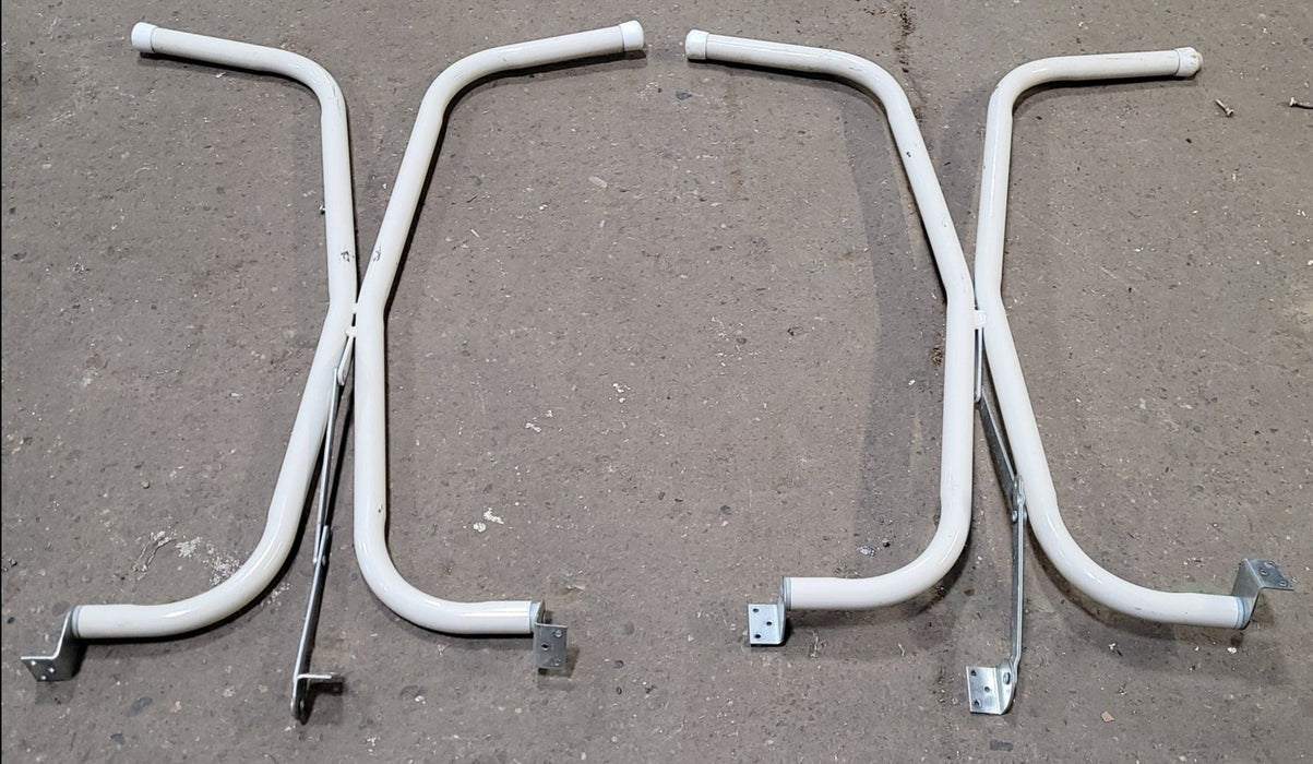 Used RV Folding Table Leg Set 27 1/2" H- CREAM COLOR - Young Farts RV Parts