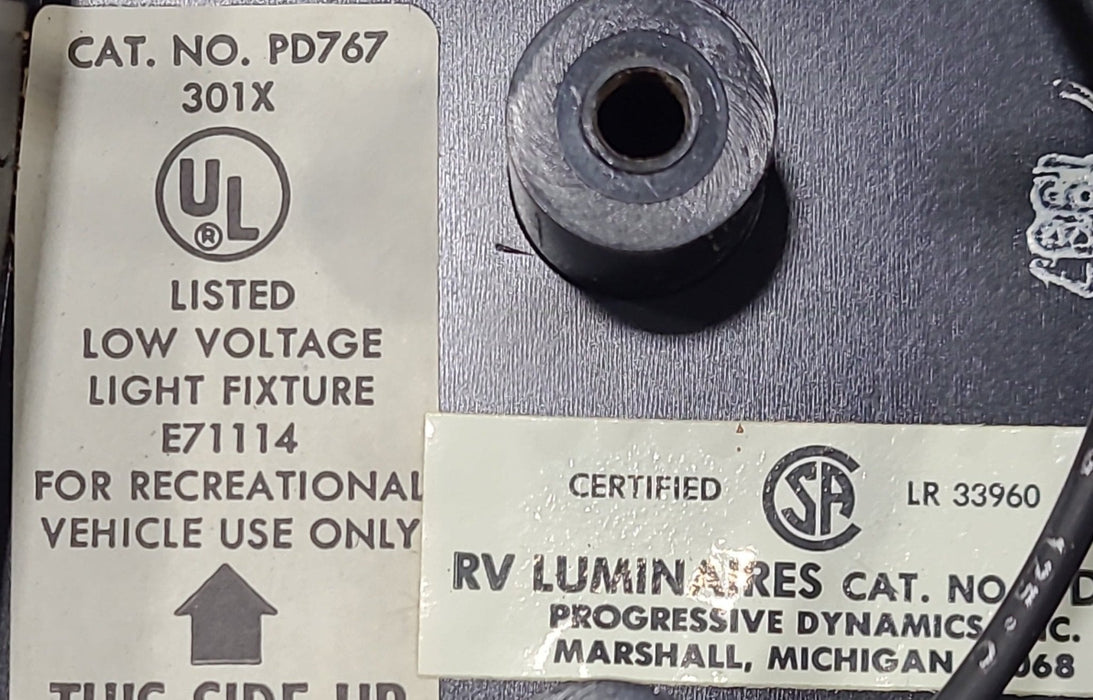 USED RV Interior Bullet/ Reading Light Fixture *SINGLE* RV Luminaire PD767 - Young Farts RV Parts