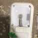 USED RV Interior Light Fixture *SINGLE* WHITE LR96696 - Young Farts RV Parts