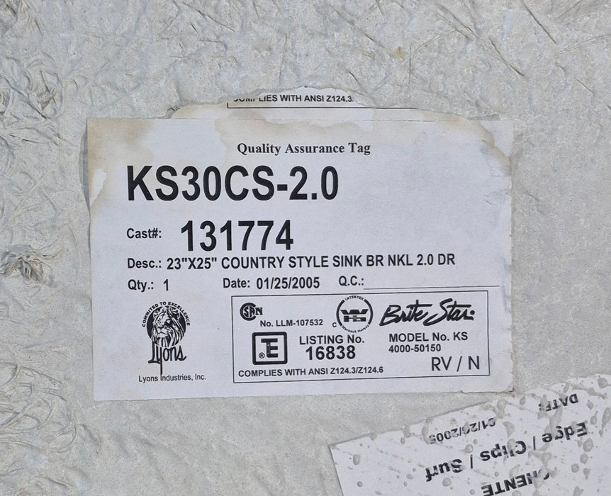 Used RV Kitchen Sink 24 3/4” W x 19 1/2” L x 7” D - Young Farts RV Parts