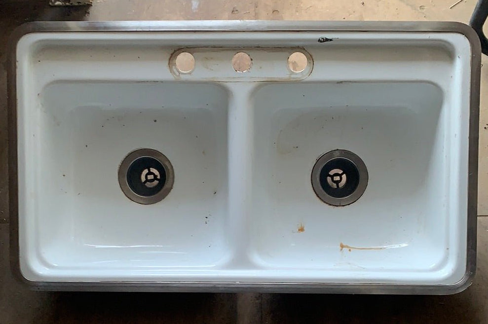 Used RV Kitchen Sink 33” W X 19” L - Young Farts RV Parts