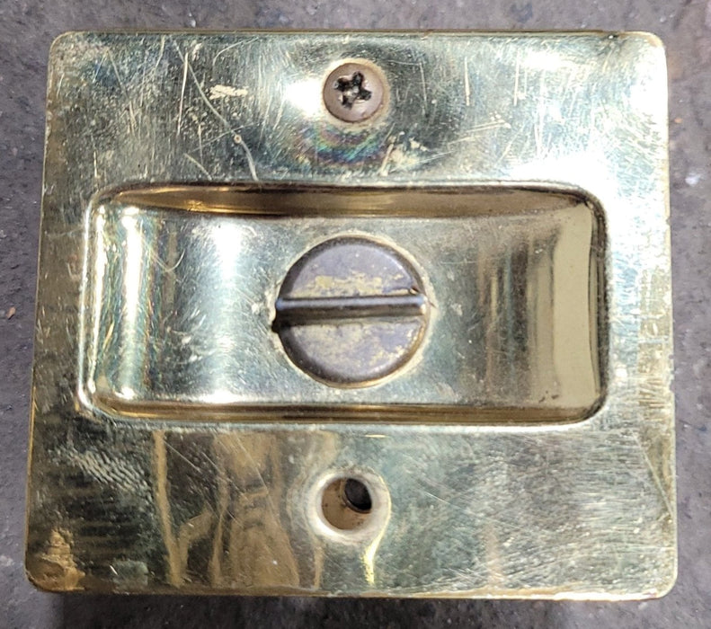 Used RV Pocket Door Brass Privacy Lock - Young Farts RV Parts