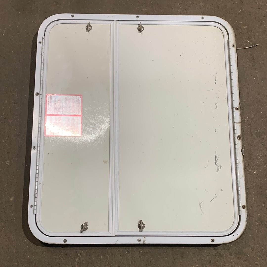 Buy Used RV Radius Battery / Propane Cargo Door 29 3/4 x 25 3/4 x 1 1/2 ...