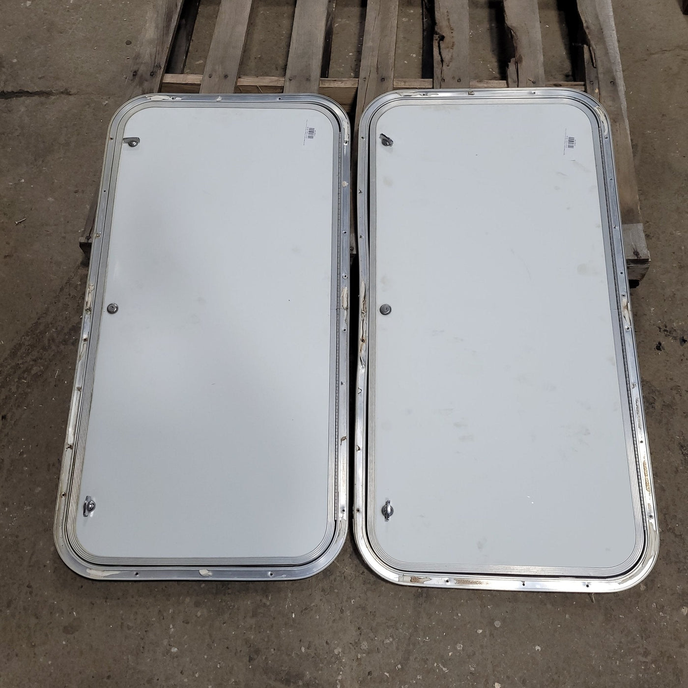 Used RV Radius Battery / Propane Cargo Door 13 3/4