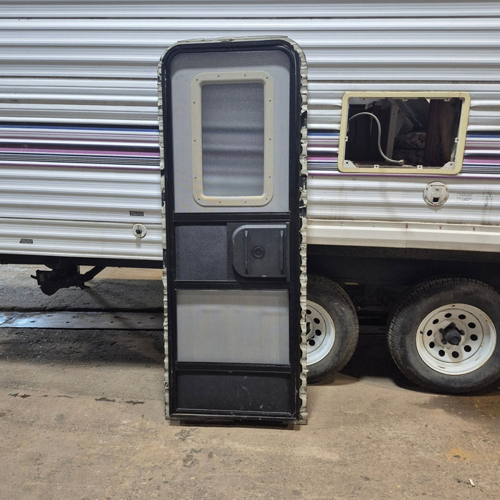 Used RV Radius Entry Door 25 3/4" W x 71 3/8" H - Young Farts RV Parts
