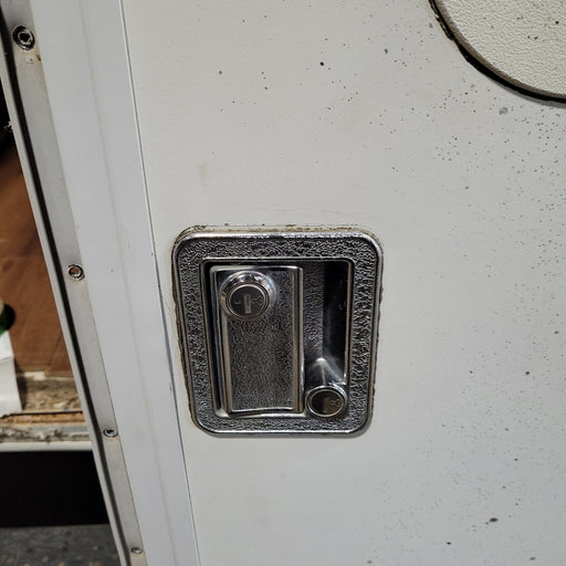 Used RV Radius Entry Door 25 3/4" x 67 3/4" - Young Farts RV Parts