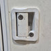 Used RV Radius Entry Door 25 5/8" W x 71 7/8" H - Young Farts RV Parts