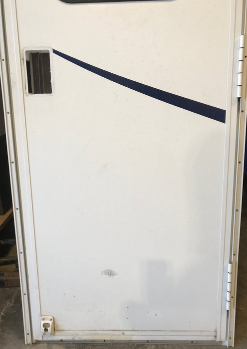 Used RV Radius Entry Door 25 5/8" x 71 1/2" - Young Farts RV Parts