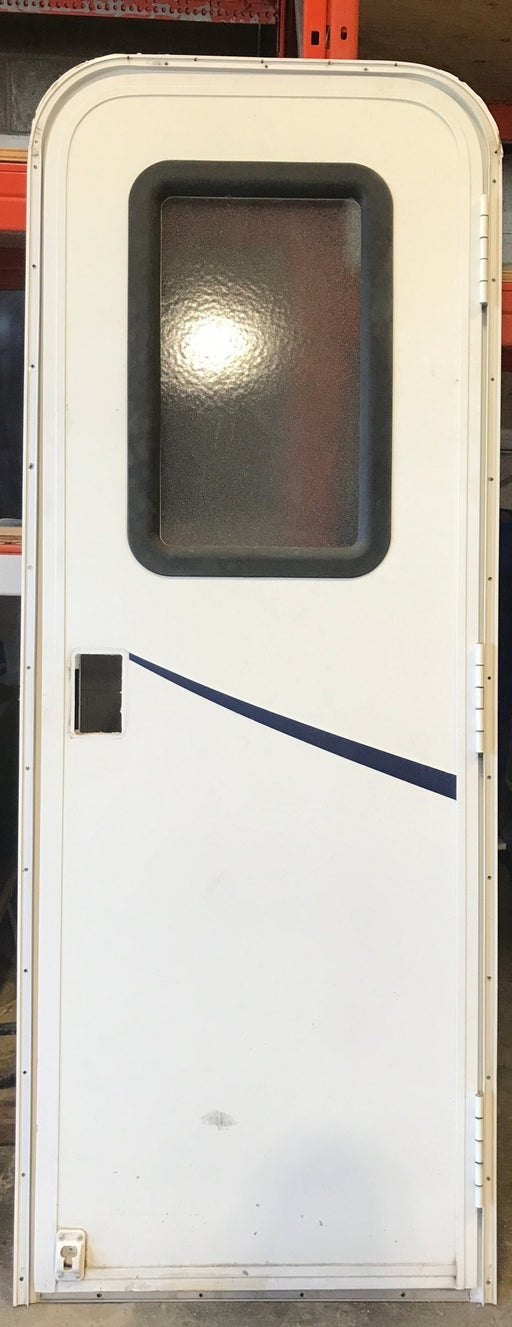 Used RV Radius Entry Door 25 5/8" x 71 1/2" - Young Farts RV Parts