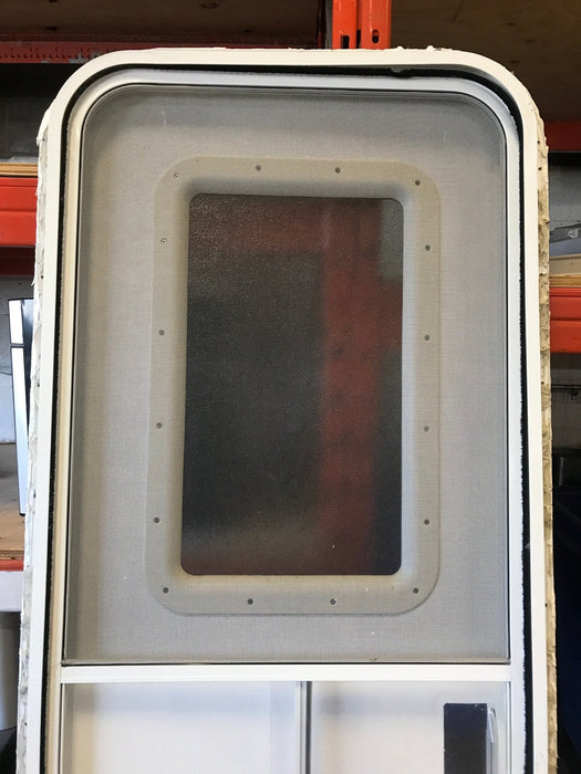 Used RV Radius Entry Door 25 5/8" x 71 1/2" - Young Farts RV Parts
