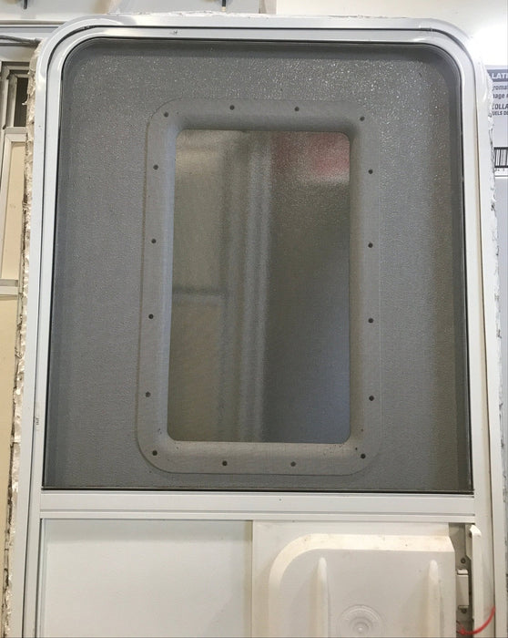 Used RV Radius Entry Door 29 1/2" W x 71 1/2" H - Young Farts RV Parts