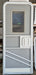 Used RV Radius Entry Door 29 1/2" W x 72" H - Young Farts RV Parts