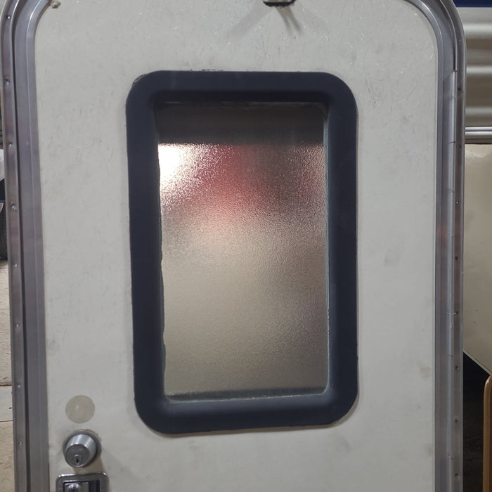 Used RV Radius Entry Door 29 1/2" x 67 7/8" - Young Farts RV Parts