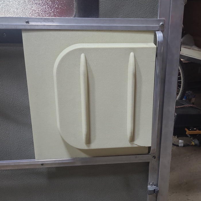 Used RV Radius Entry Door 29 1/2" x 67 7/8" - Young Farts RV Parts