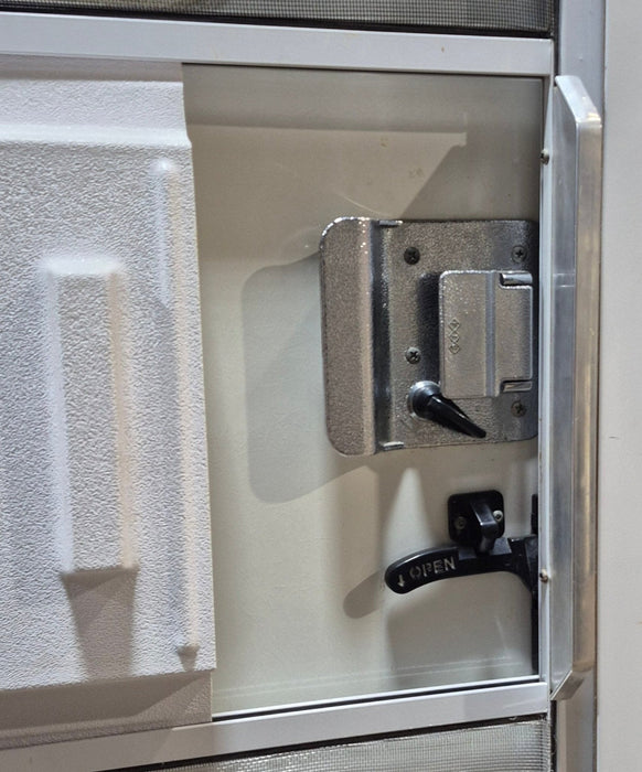 Used RV Radius Entry Door 29 3/4" W x 71 3/4" H - Young Farts RV Parts