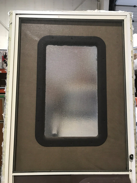 Used RV Square Entry Door 26 1/2" x 77 1/2" - Young Farts RV Parts