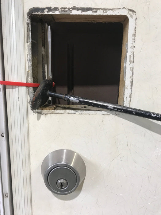 Used RV Square Entry Door 26 1/2" x 77 1/2" - Young Farts RV Parts