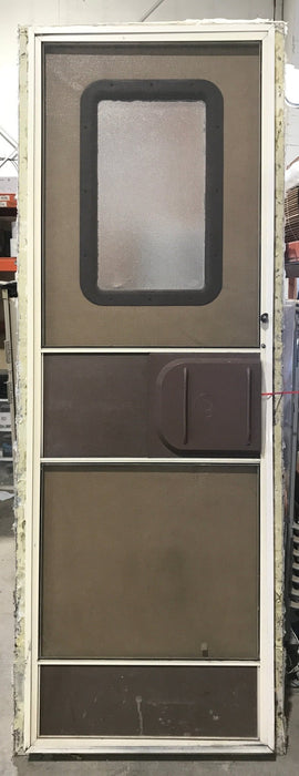 Used RV Square Entry Door 26 1/2" x 77 1/2" - Young Farts RV Parts