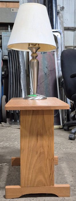 Used RV Stand With Attached Lamp - Young Farts RV Parts