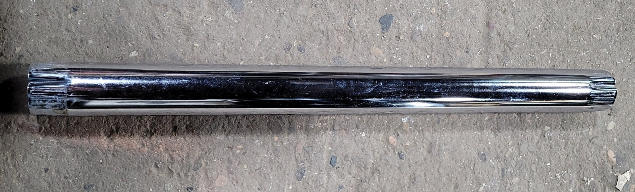 Used RV Table Leg 27 1/2" Chrome - Young Farts RV Parts