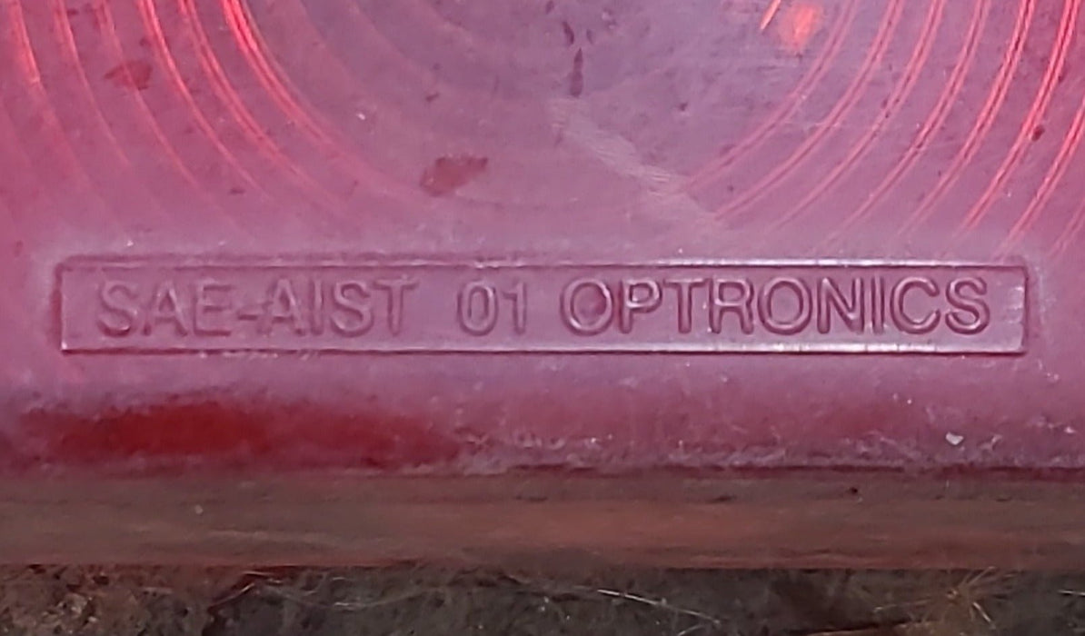Used RV Tail Light Assembly Replacement Lens