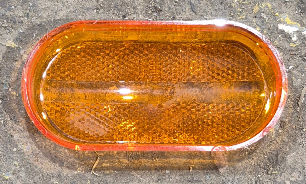 Used SAE AP2 88 DOT Replacement Lens for Marker Lights - Amber - Young Farts RV Parts