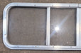 Used Silver Radius Opening Window : 51" W x 14 1/4" H x 1" D - Young Farts RV Parts