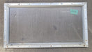 Used Silver Square Non-Opening Window: 29 3/4" X 15 7/8" X 3/4" D - Young Farts RV Parts