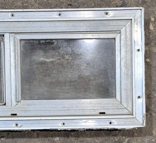 Used Silver Square Opening Window: 20" W x 8" H x 7/8" D - Young Farts RV Parts