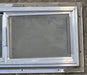 Used Silver Square Opening Window: 24 1/8" W x 10" H x 3/4" D - Young Farts RV Parts