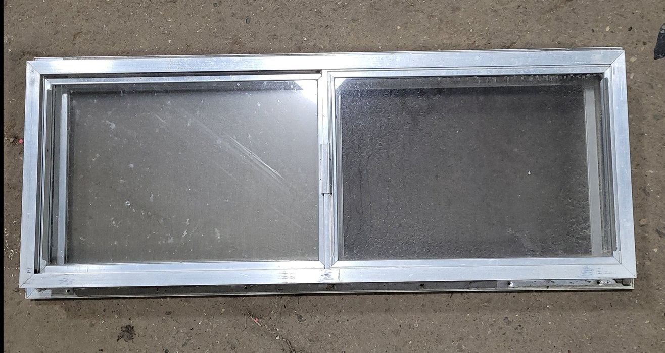 Used Silver Square Opening Window: 39 1/2" X 14 7/8" X 2 3/4" D - Young Farts RV Parts