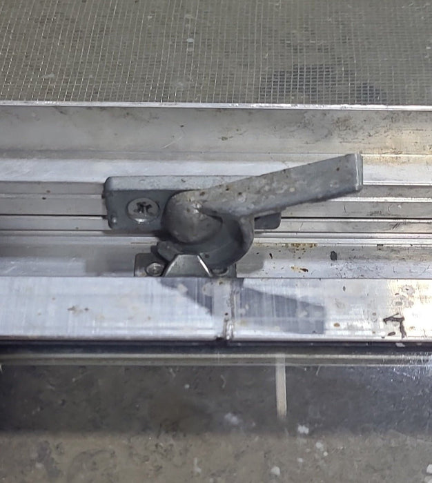 Used Silver Square Opening Window: 42 3/4" W x 15" H x 1" D - Young Farts RV Parts