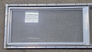 Used Silver Square Opening Window: 57 1/2" W x 15" H x 1" D - Young Farts RV Parts