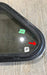 Used Slanted Black Radius Opening Window : 36 3/4" W x 13 1/2" H x 2" D - Young Farts RV Parts