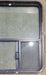Used Slanted Black Radius Opening Window : 38 1/2" W x 30 1/4" H x 1 3/4" D - Motorhome Front Passenger Side - Young Farts RV Parts