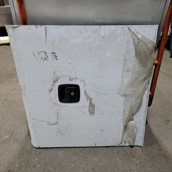 Used Square Corner Cargo Door 31" x 30" X 1 1/2" D - Young Farts RV Parts