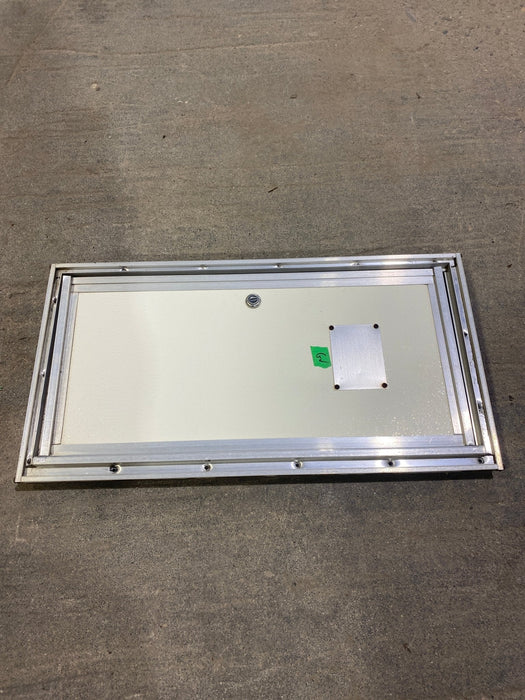 Used Square Cornered Cargo Door 10 1/2" W x 22 1/2 H x 1" D