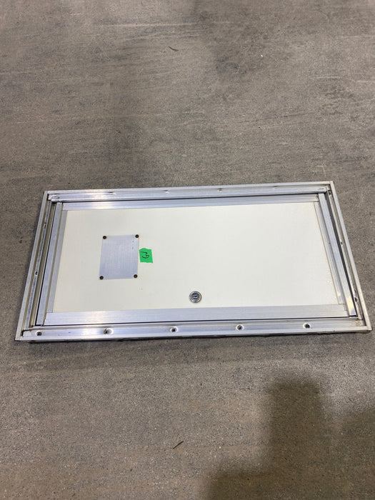 Used Square Cornered Cargo Door 10 1/2" W x 22 1/2 H x 1" D