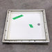 Used Square Cornered Cargo Door 12 1/2" W x 11 3/8" H x 3/4" D - Young Farts RV Parts