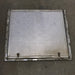 Used Square Cornered Cargo Door 26" W x 23 1/4" H X 3/4" D - Young Farts RV Parts