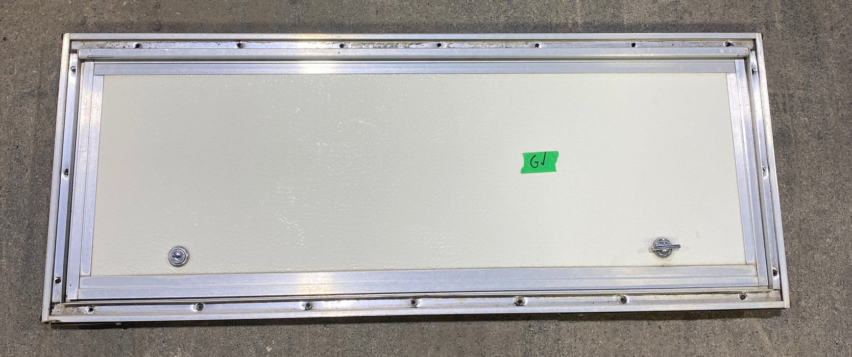Used Square Cornered Cargo Door 29 1/2" W x 10 1/4" H X 1" D