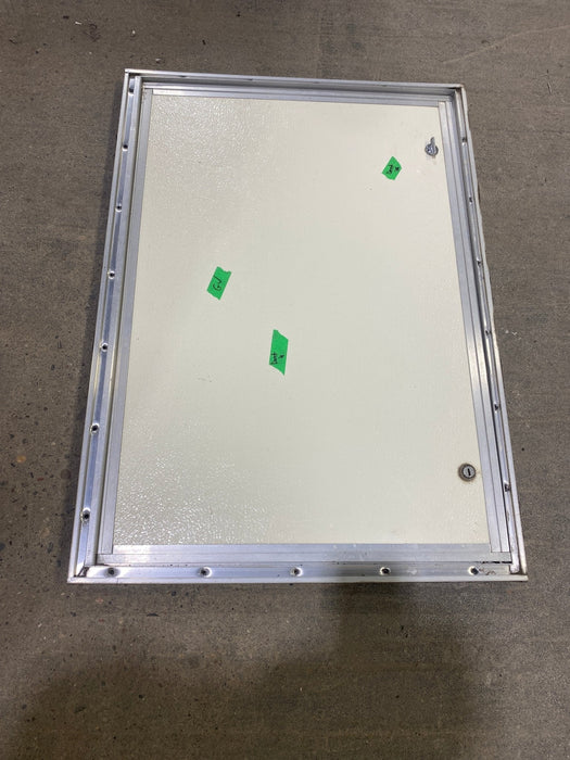Used Square Cornered Cargo Door 29 1/2" W x 21 3/4" H X 3/4" D