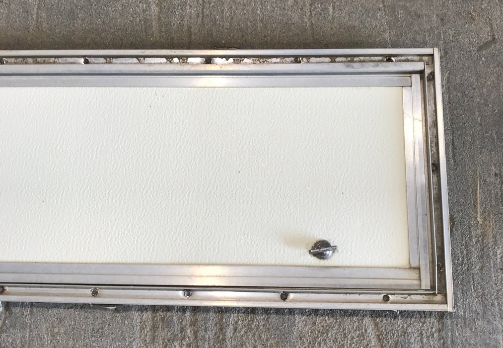 Used Square Cornered Cargo Door 29 1/2" x 10 1/2" x 1"D - Young Farts RV Parts