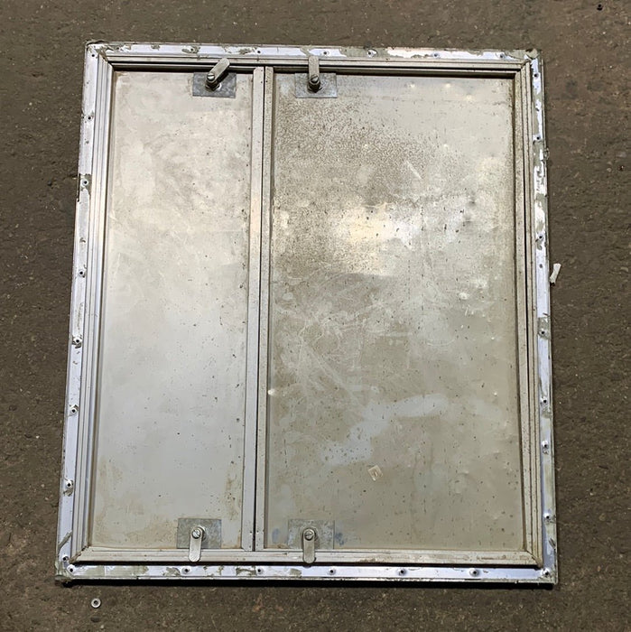 Used Square Cornered Cargo Door 29 3/4 x 25 3/4 x 1/2" - Young Farts RV Parts