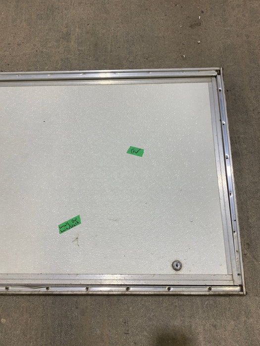 Used Square Cornered Cargo Door 35 3/4" W x 23 1/4" H X 3/4" D