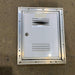 Used Squared Cornered Battery/Propane Cargo Door 13 3/4" x 10 3/4" x 5/8 "D - Young Farts RV Parts