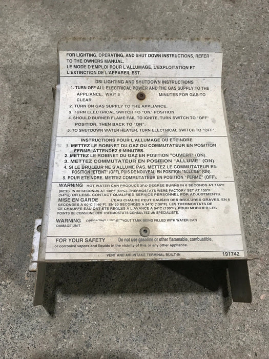 Used Suburban Water Heater Front Flue Collector 101776 - Young Farts RV Parts