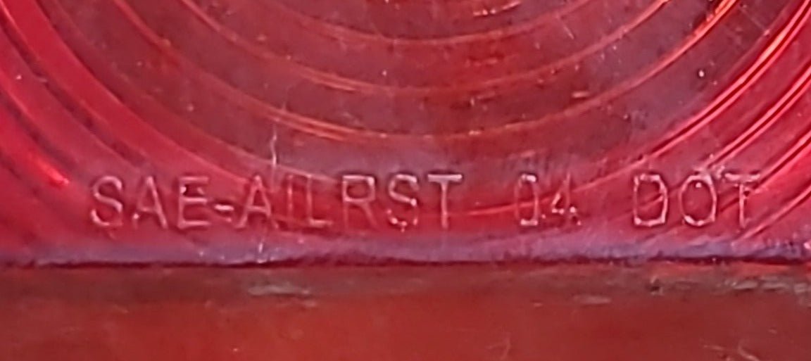 Used Tail Light Assembly Replacement Lens - Young Farts RV Parts