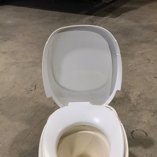 Used Toilet Complete Thetford AQUA MAGIC IV - Off-White - Young Farts RV Parts